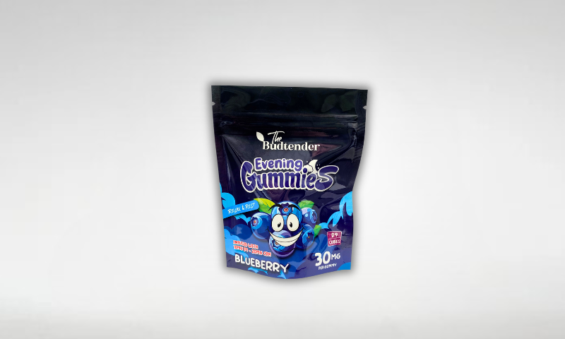 Evening blueberry CBN gummies