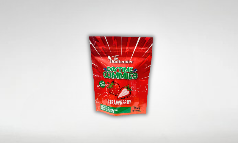CBG daytime gummies, strawberry, low-dose daily