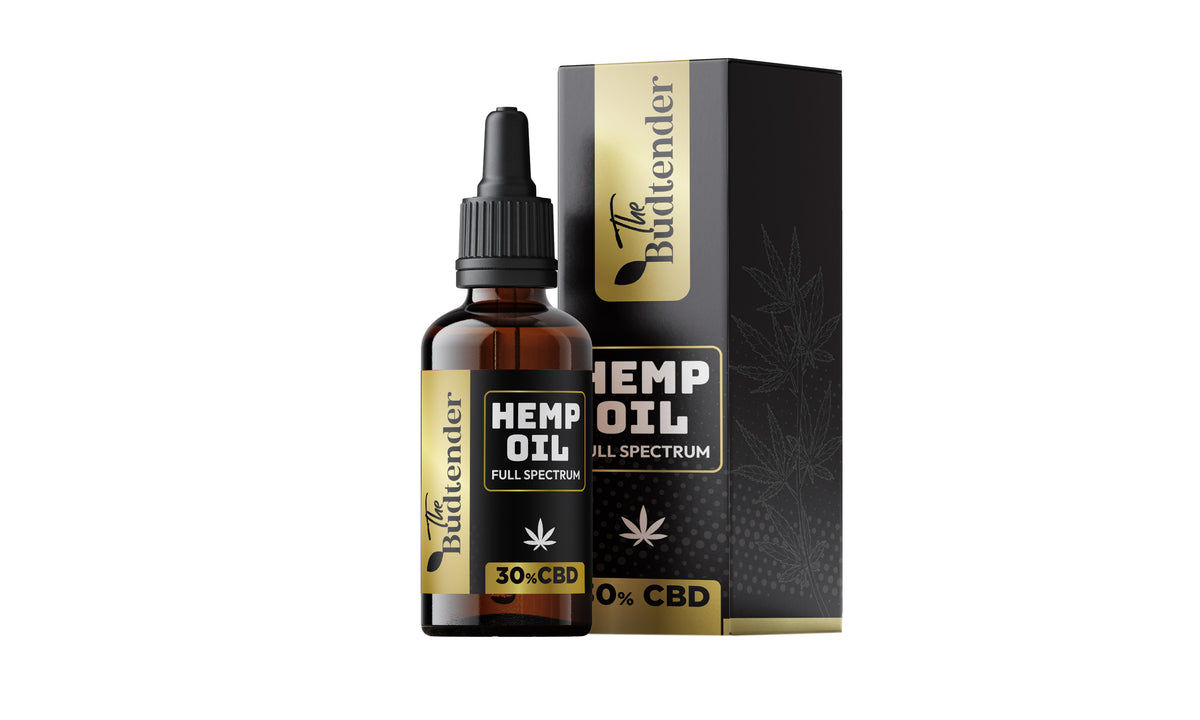 Full-spectrum hemp oil 30 percent, batch matched to Eurofins certificate