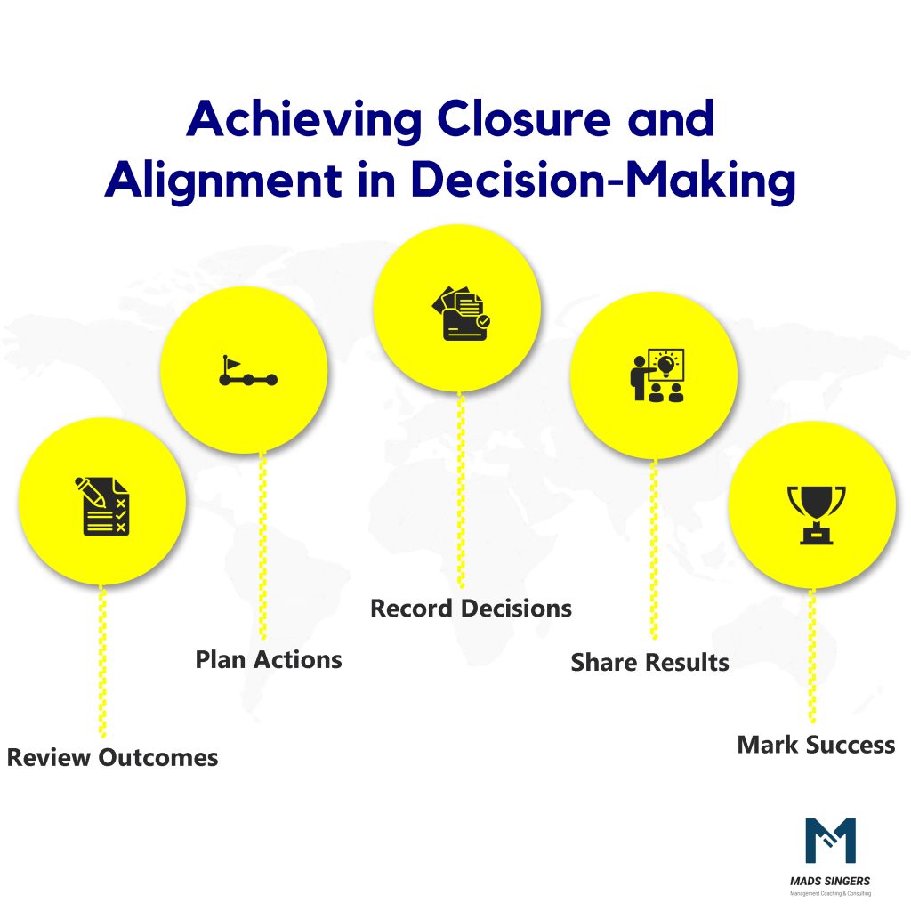 Achieve Closure And Alignment in decision making