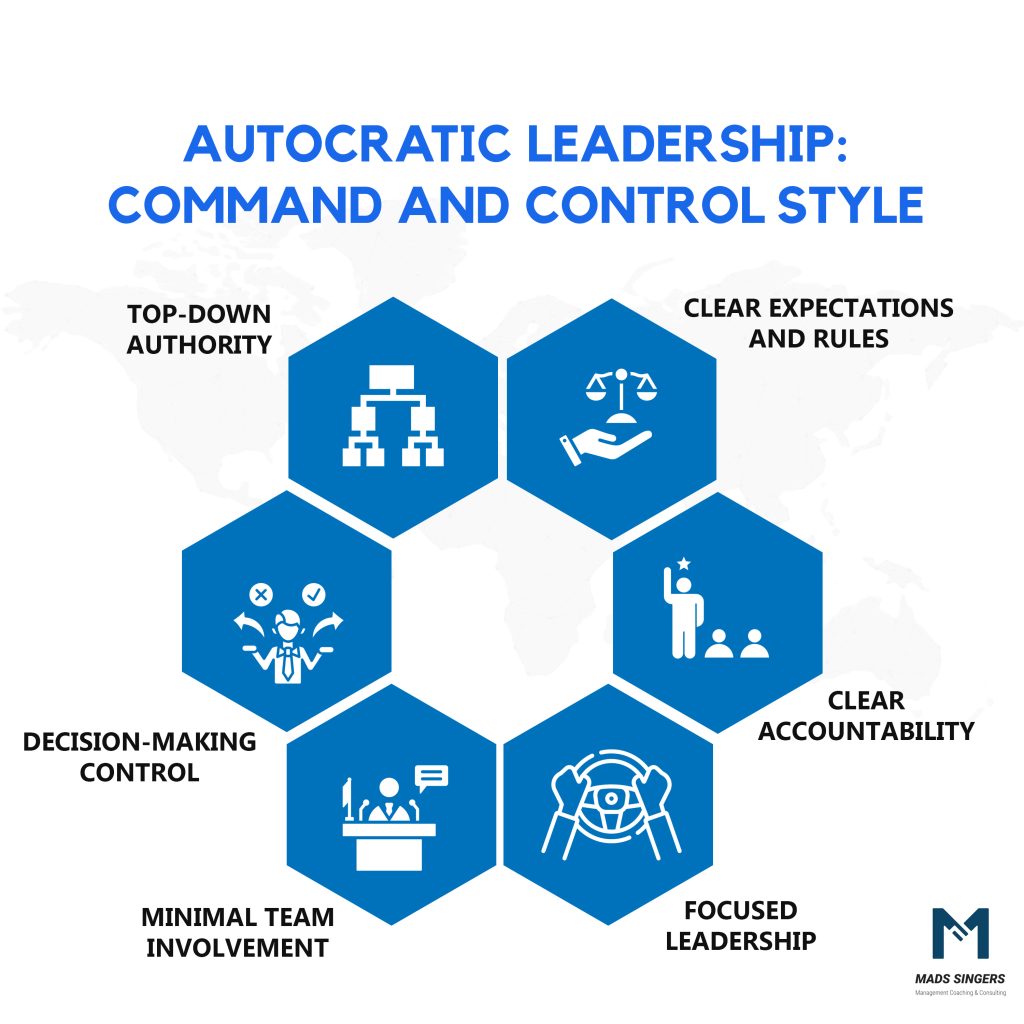 command and control style of autocratic leadership