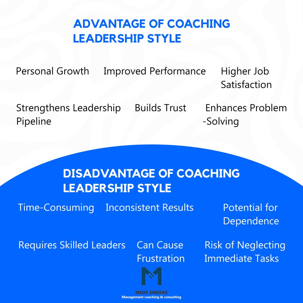 Coaching Leadership Style advantages and disadvantages
