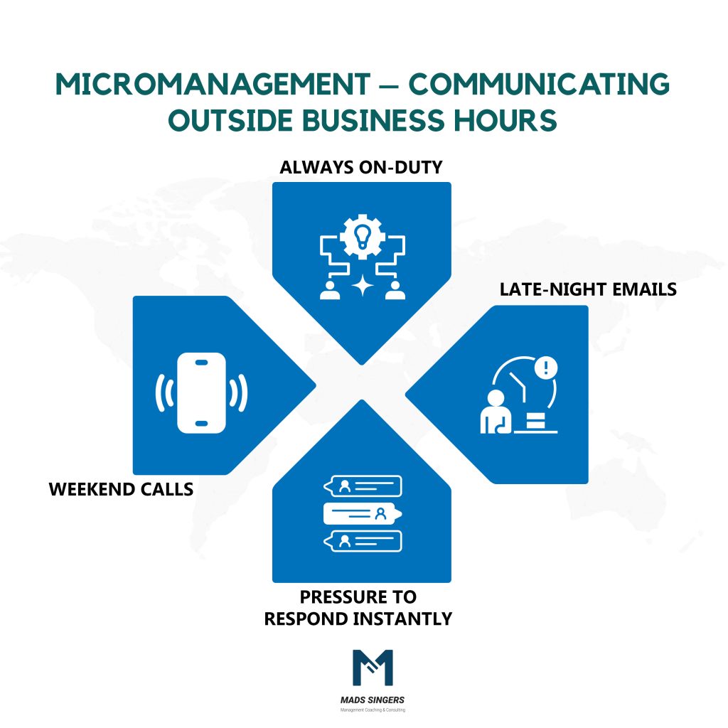 communicating outside business hours
