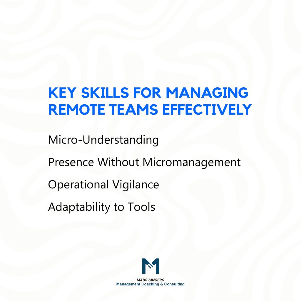 Skills for managing remote teams