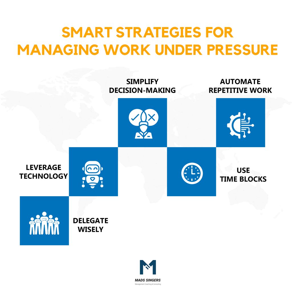 smart strategies for managing work  under pressure