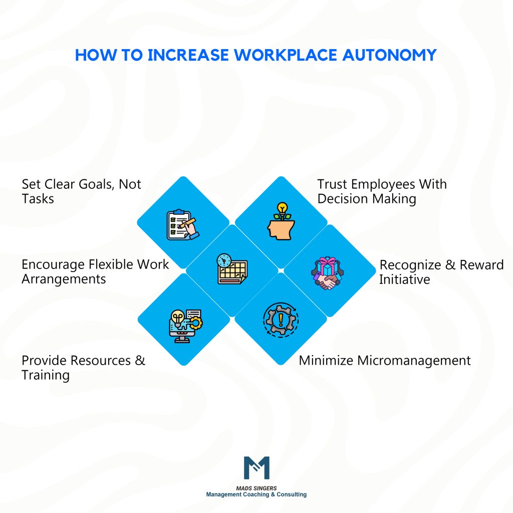 increase workplace autonomy 