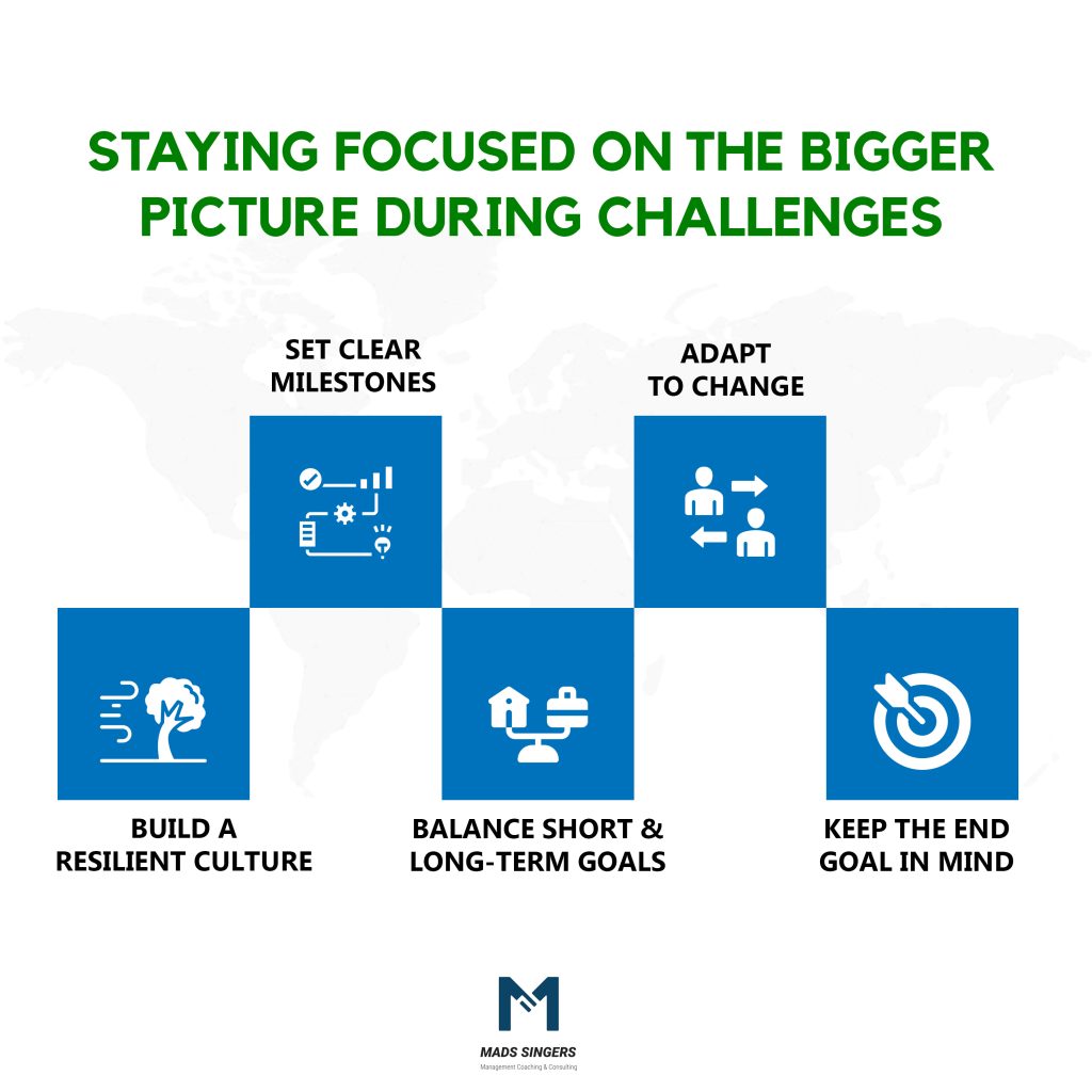 staying focused on the bigger picture