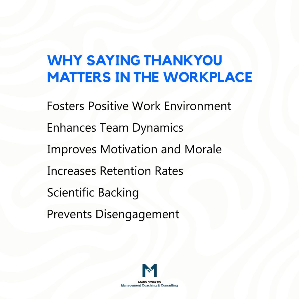 Why Saying Thank You is important
