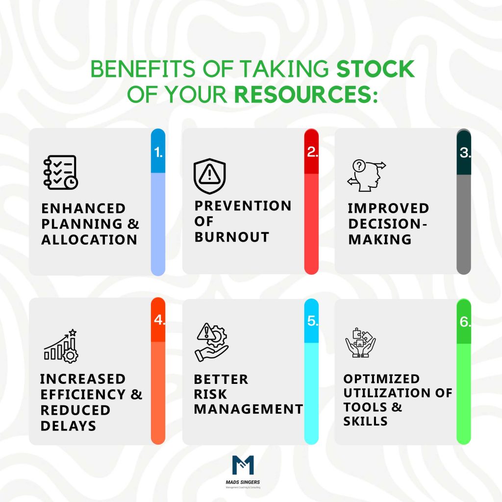 advantages of assessing your resources