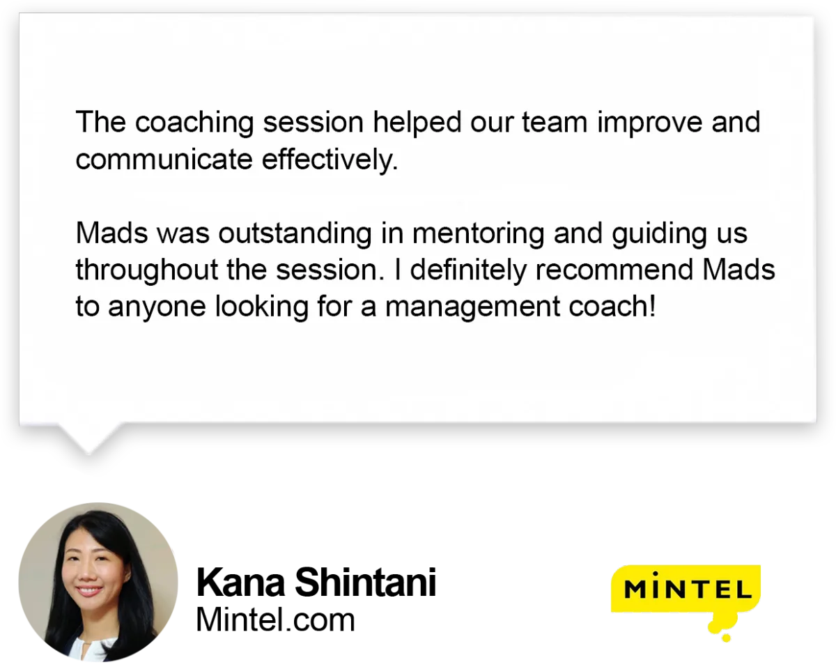 Client testimonial for Mads Singers